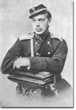 Великий Князь Александр Александрович - командир 1-го батальона л.-гв. Преображенского полка в 1864 г. Фотография